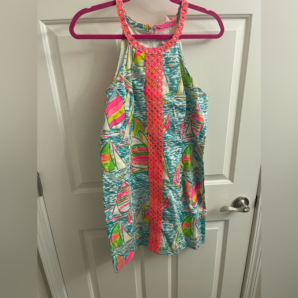 Lilly Pulitzer Sahara Shift Dress Size 8 - Excellent Used Condition